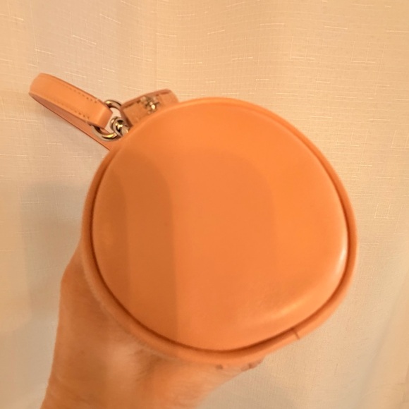 Coach Mini Barrel Bag Peach Cream Signature Shoulder Bag - Picture 5 of 12